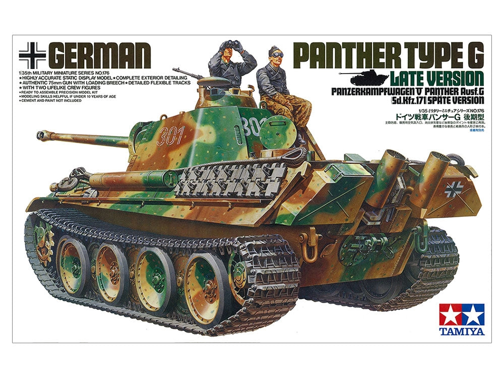Tamiya 35176 German Panther Type G Late Version 1/35 – immagine 2