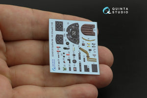 Quinta Studio QD48120 Spitfire Mk.VIII 3D-Printed &amp;amp; colored Interior on decal paper (Eduard) 1/48 – image 5