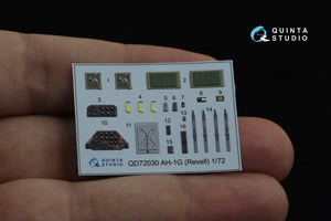 Quinta Studio QD72030 Ah-1G 3D-Printed &amp;amp; coloured Interior on decal paper (Special Hobby/Revell) 1/72 – imagen 2