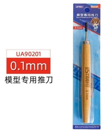Graveur à ligne U-Star UA-90201 avec manche en bois (0,1 mm) - gravure
