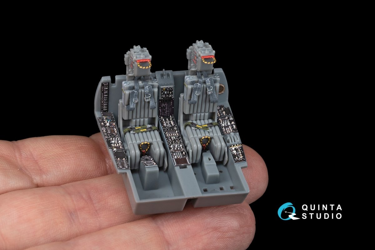 Quinta Studio QD48166 A-6E TRAM Intruder 3D-Printed &amp;amp; coloured Interior on decal paper (for HobbyBoss kit) 1/48 – immagine 4
