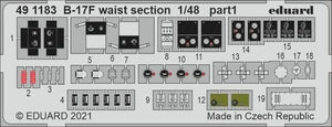 Eduard BIG49298 B-17F part I HK Models 1/48 – immagine 4