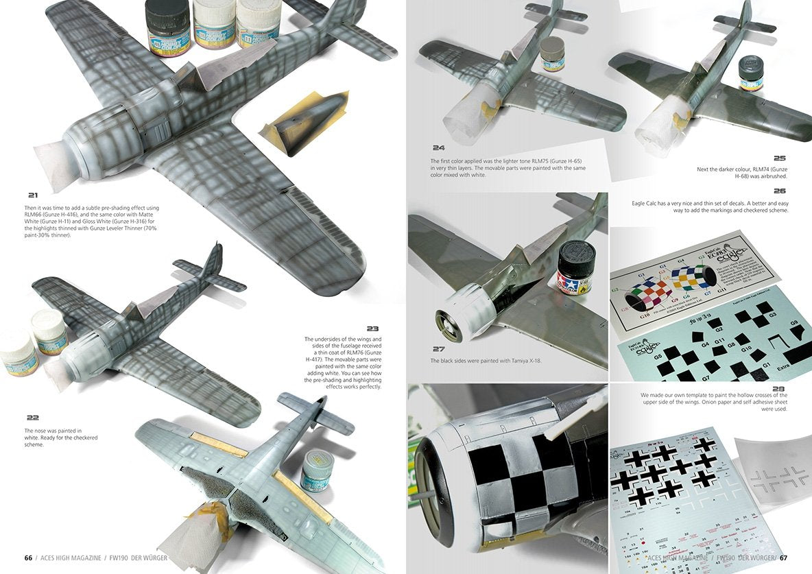 AK Interactive AK2921 ACES HIGH ISSUE 11 FW 190 DER WÜRGER (English) – image 8