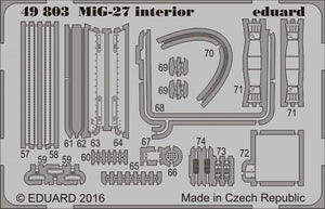 Eduard 49803 MiG-27 intérieur TRUMPETER 1/48 – image 2