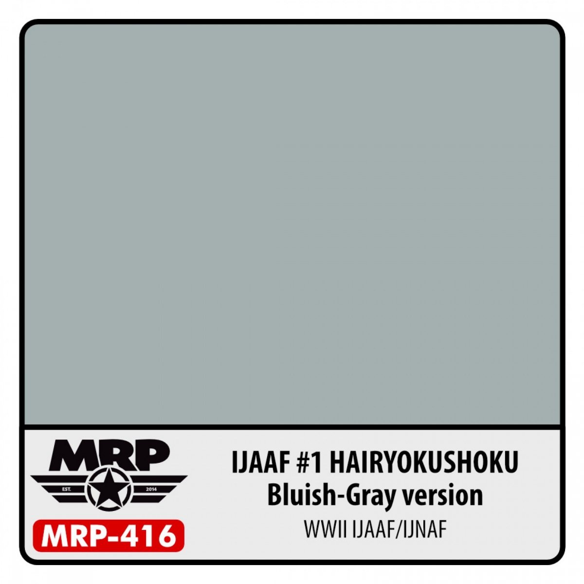 MR. Paint MRP-416 IJAAF #1 Hairyokushoku (Version gris bleuâtre) 30 ml