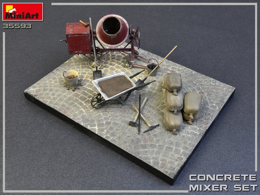 MiniArt 35593 CONCRETE MIXER SET 1/35 – image 2