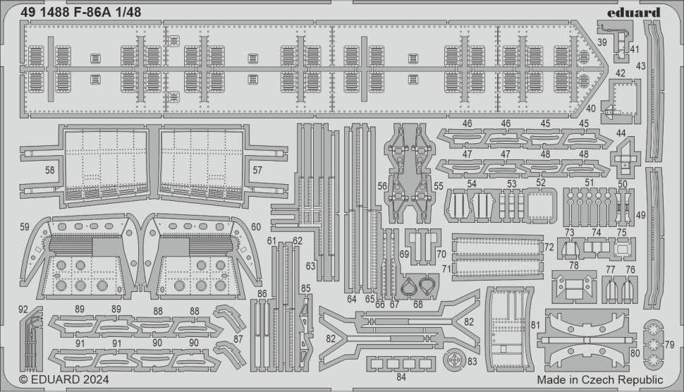Eduard 491488 F-86A CLEAR PROP 1/48 – imagen 2