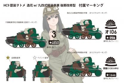 Fine Molds HC09 Itsuka w/ Type 97 Tankette Late 1/35 – imagen 4