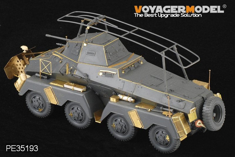 Voyager Model PE35193 WWII German Sd.Kfz.232 8 ROD early version for TAMIYA Kit 1/35 – zdjęcie 3