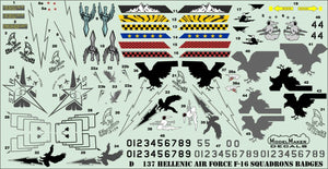 ModelMaker Decals D48137 Hellenic Air Force F-16&amp;#39;s Squadrons 1/48 – immagine 3
