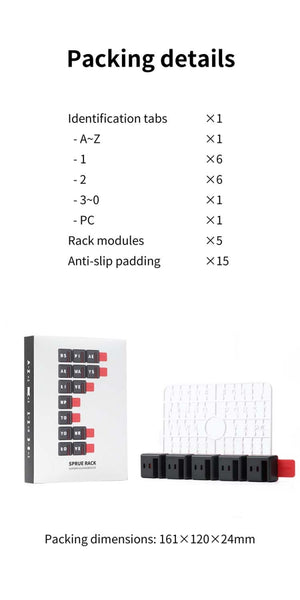 DSPIAE PT-SR Sprue Rack / Stojak na plastikowe ramki – zdjęcie 8