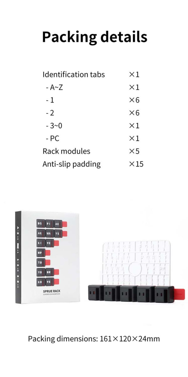 DSPIAE PT-SR Sprue Rack / Stojak na plastikowe ramki – zdjęcie 8