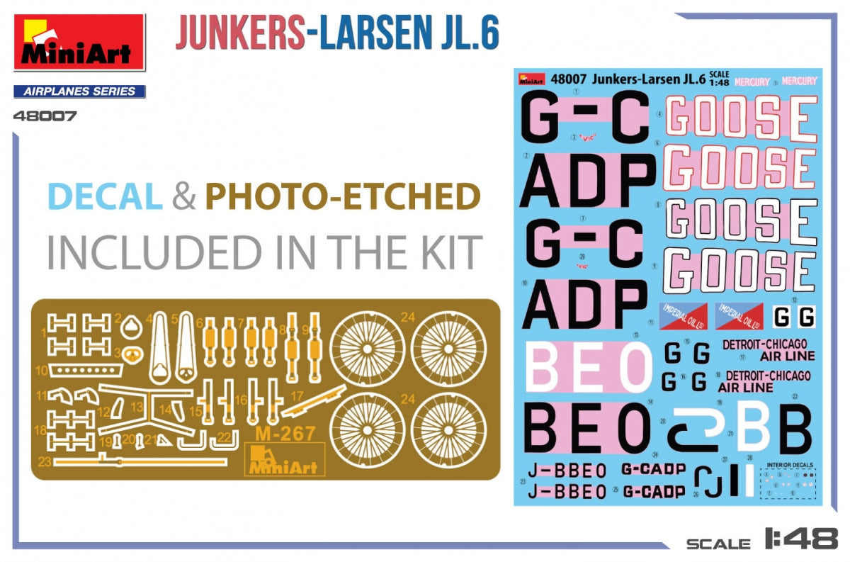 MiniArt 48007 Junkers-Larsen JL.6 1/48 – Bild 2