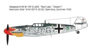 Maquette KA Models KP-48001A Messerschmitt Bf109 G-6 Red Tulip (ex Fujimi) 1/48 – image 5