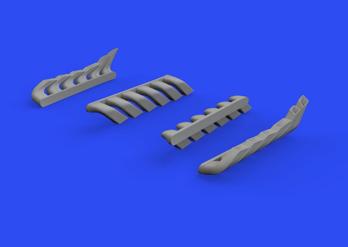 Eduard 648607 Bf 110C/ D/E exhaust stacks for Eduard 1/48 – zdjęcie 2