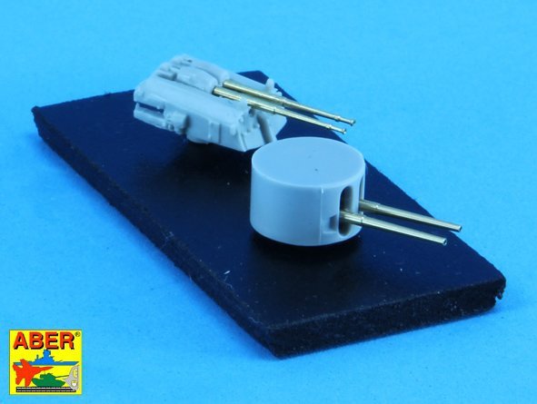 Ensemble de canons Aber 350L-73 pour porte-avions allemand « Graf Zeppelin » : 150 mm x 16 ; 105 mm x 12 (1/350) – image 4