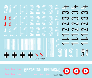 Star Decals 35-C1092 SS-Tigers in France # 4 1/35 – Bild 3