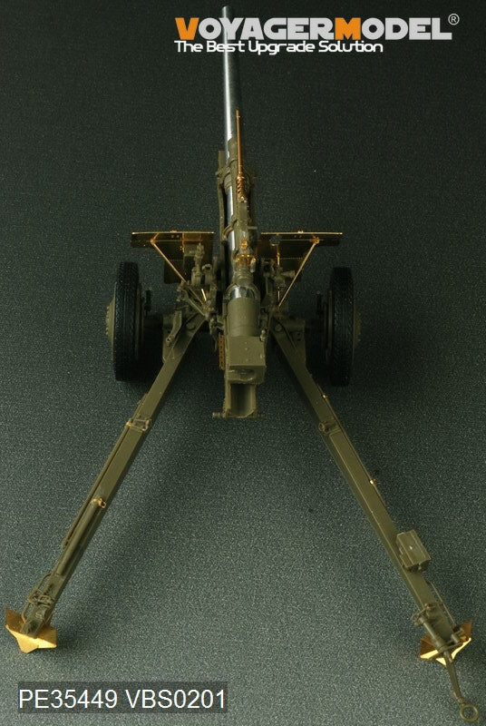 Voyager Model PE35449 WWII US 3inch M5 ATG/w M1 or 105mm Howitzer M2A1Carriage 2in1 For AFV CLUB 35S64 and 35160 1/35 – immagine 8