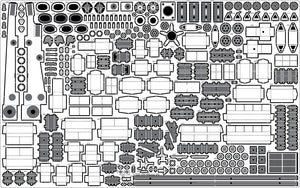 Pontos 23008F1 IJN MIKASA 1905 Detail Up Set 1/200 – immagine 27