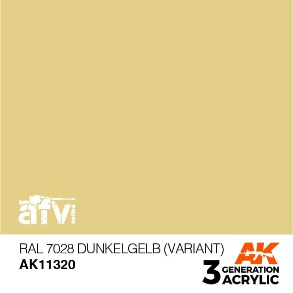 AK Interactive AK11320 RAL 7028 Jaune foncé (Variante) 17 ml