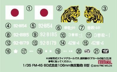 Fine Molds FM45 JGSDF Type 60 SPG (Model B) 1/35 – immagine 3