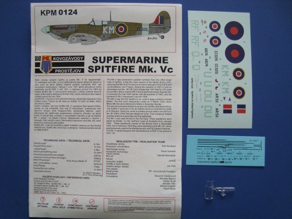 Kovozavody Prostejov KPM0124 Spitfire Mk.Vc Allied Fighters 1/72 – Bild 4