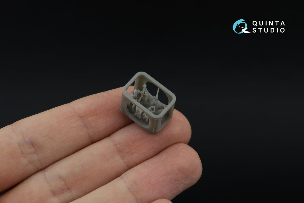 Quinta Studio QD+48553 Schwimmwagen type 166 3D-Printed &amp;amp; coloured Interior on decal paper (Tamiya) (with 3D-printed resin parts) 1/48 – immagine 7
