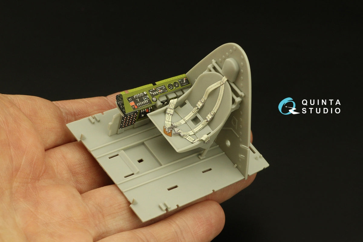 Quinta Studio QD32189 F6F-3E/N Hellcat 3D-Printed coloured Interior on decal paper (Trumpeter) 1/32 – Bild 6