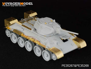 Maquette Voyager PE35267 T-34/76 russe de la Seconde Guerre mondiale n° 112, production tardive (pour DRAGON 6479/6452), échelle 1/35  – image 2