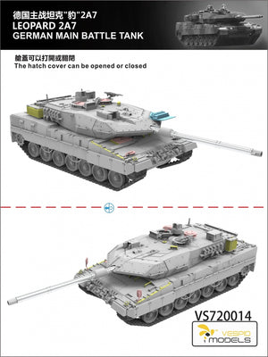 Vespid Models VS720014 Leopard 2A7 German Main Battle Tank 1/72 – image 3