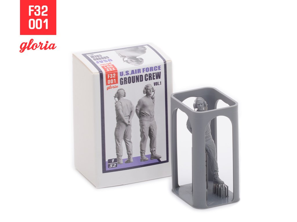 Gloria F32001 Ground Crew US Air Force vol.1 3D Printed Figures 1/32 – zdjęcie 2