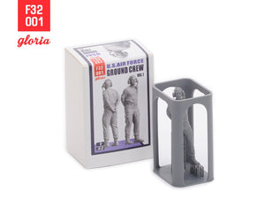 Gloria F32001 Ground Crew US Air Force vol.1 3D Printed Figures 1/32 – zdjęcie 2