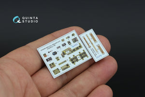 Quinta Studio QD48468 A6M2 Zero (Mitsubishi Prod.) 3D-Printed coloured Interior on decal paper (Academy) 1/48 – imagen 4