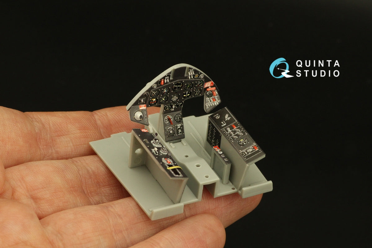 Quinta Studio QD32172 F8F-1 Bearcat 3D-Printed coloured Interior on decal paper (Trumpeter) 1/32 – immagine 8