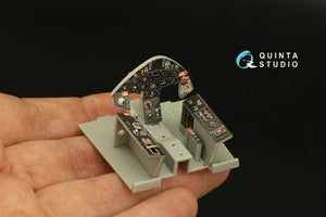Quinta Studio QD32172 F8F-1 Bearcat 3D-Printed coloured Interior on decal paper (Trumpeter) 1/32 – immagine 8