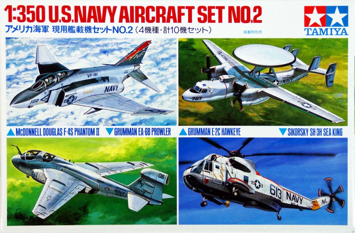 Tamiya 78009 U.S. Navy Aircraft Set No. 2 1/350