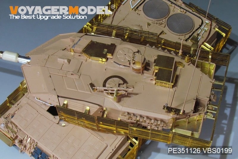 Maquette Voyager PE351126 Char de combat principal allemand Leopard 2A6 de base (pour RFM 5076) 1/35 – image 5