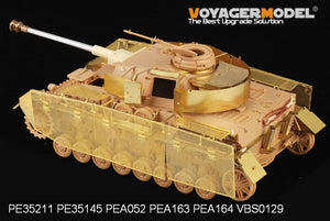 Voyager Model PEA164 WWII German Panzer.IV Ausf.J &amp;quot;Thoma shields&amp;quot; wire mesh schürzen (For All) 1/35 – immagine 4