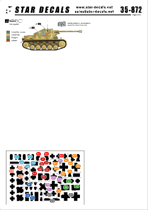 Star Decals 35-872 Panzerjager Marder II. 1/35 – zdjęcie 2
