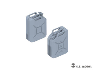 E.T. Model P35-263 Russian 20L FUEL CANS SET 5+5 1/35 – zdjęcie 3