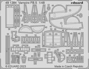 Eduard BIG49394 Vampire FB.5 AIRFIX 1/48 – immagine 4