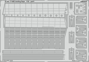 Eduard 32457 P-40E landing flaps 1/32 TRUMPETER