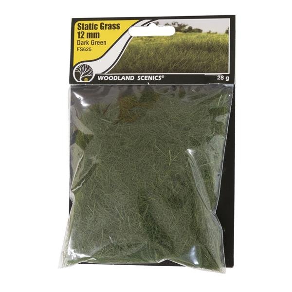 Woodland Scenics WFS626 12mm Trawa Statyczna Pośrednia Zieleń