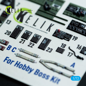 Kelik K72137 TBM-3 Avenger - interior 3D decals for HobbyBoss kit 1/72
