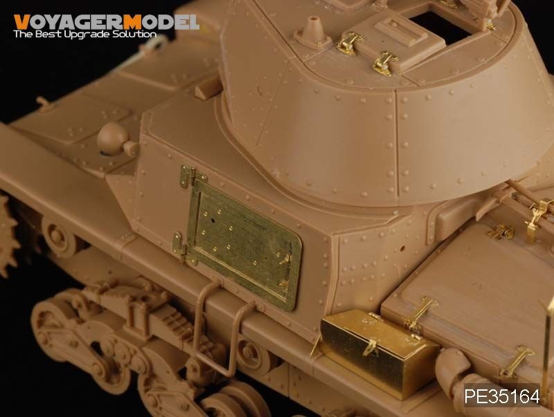 Maquette Voyager PE35164 Char moyen italien M13/40 de la Seconde Guerre mondiale pour TAMIYA 35296 1/35 – image 7