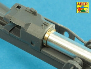 Aber 35L-328 Lufa do niemieckiej armaty p/panc Pak 40 bez hamulca wylotowego / Barrel for German 75mm PaK 40 gun without muzzle brake 1/35 – immagine 3