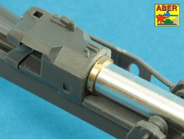 Aber 35L-328 Lufa do niemieckiej armaty p/panc Pak 40 bez hamulca wylotowego / Barrel for German 75mm PaK 40 gun without muzzle brake 1/35 – immagine 3