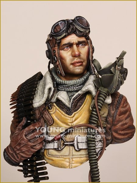 Young Miniatures YM1894 B-24 GUNNER USAAF WWII 1/10 – imagen 2
