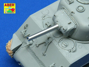 Aber 72L-37 Lufa 105mm haubica M4 do czołgu Sherman M4A3 / U.S. 105mm Howitzer M4 tank Barrel for M4A3 1/72 – immagine 4