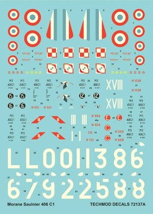 Techmod 72137 - Morane-Saulnier MS.406C1 1/72